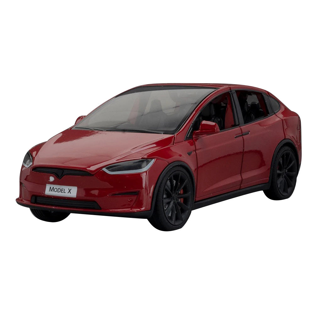 1:24 Simulation Tesla Model X Alloy Car Model Children Boy Toy Car 1:24 Simulation Tesla Model X Alloy Car Model Children Boy Toy Car